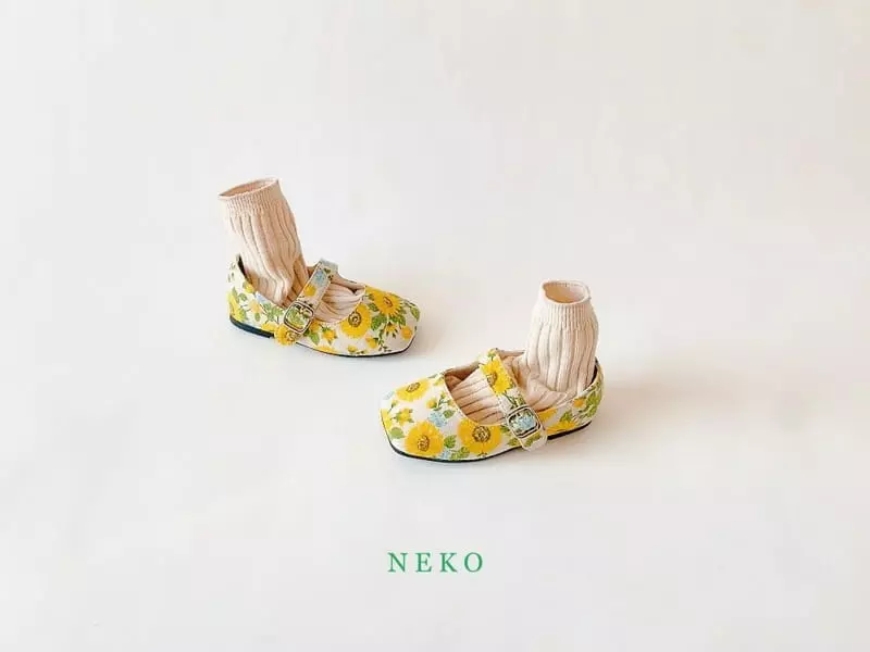 Neko - Korean Children Fashion - #littlefashionista - NK884 Sunflower Circle Flats - 9
