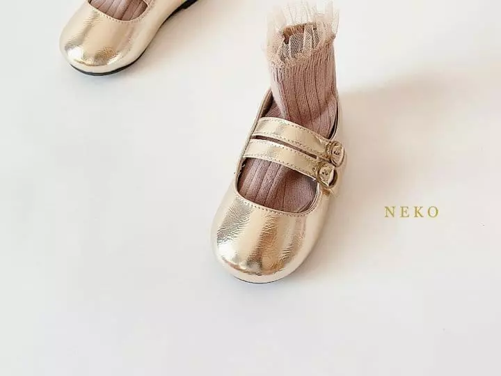 Neko - Korean Children Fashion - #magicofchildhood - NK881 New Blanc Flats  - 8
