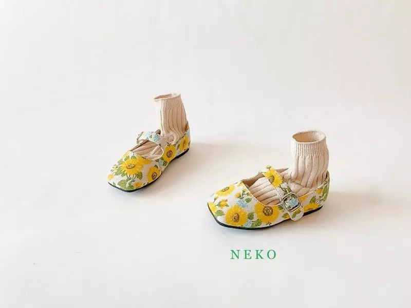 Neko - Korean Children Fashion - #minifashionista - NK884 Sunflower Circle Flats - 11