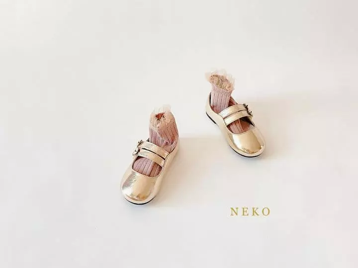 Neko - Korean Children Fashion - #prettylittlegirls - NK881 New Blanc Flats  - 10