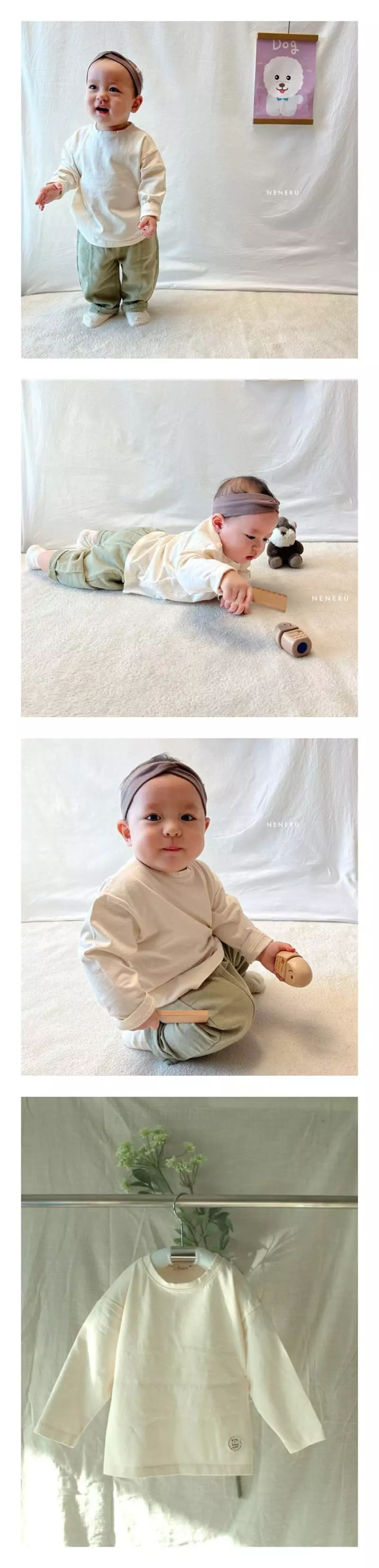 Neneru - Korean Baby Fashion - #babylifestyle - Bebe Basic Tee