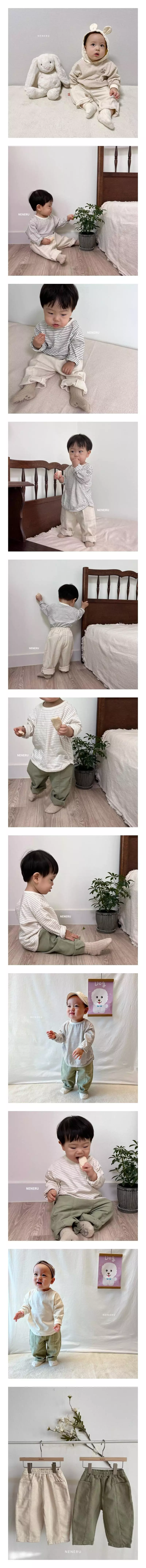 Neneru - Korean Baby Fashion - #babyoninstagram - Bebe Natural Pants