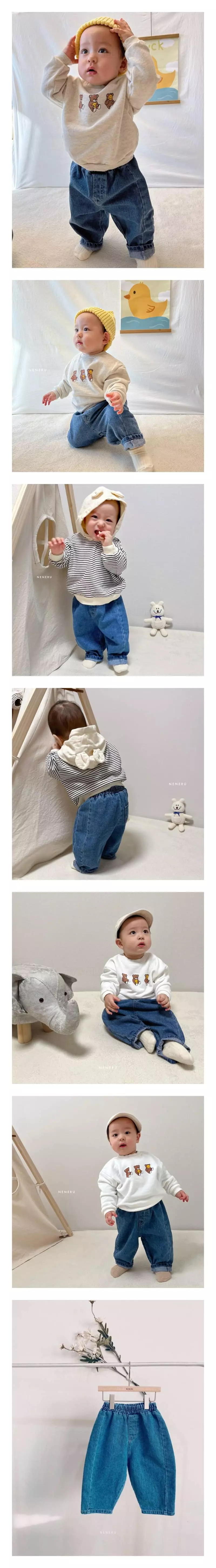 Neneru - Korean Baby Fashion - #babyootd - Bebe Neru Jeans