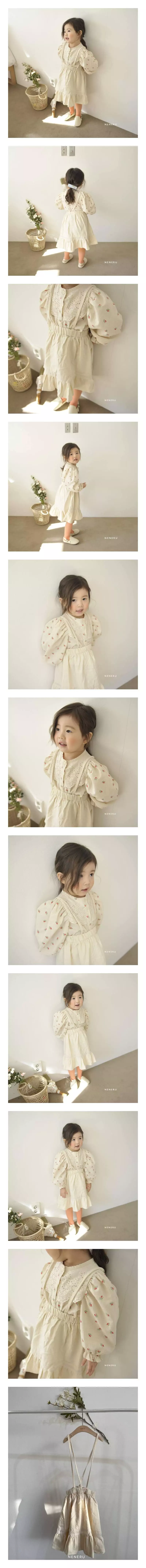 Neneru - Korean Children Fashion - #kidsstore - Kid Natural Skirt