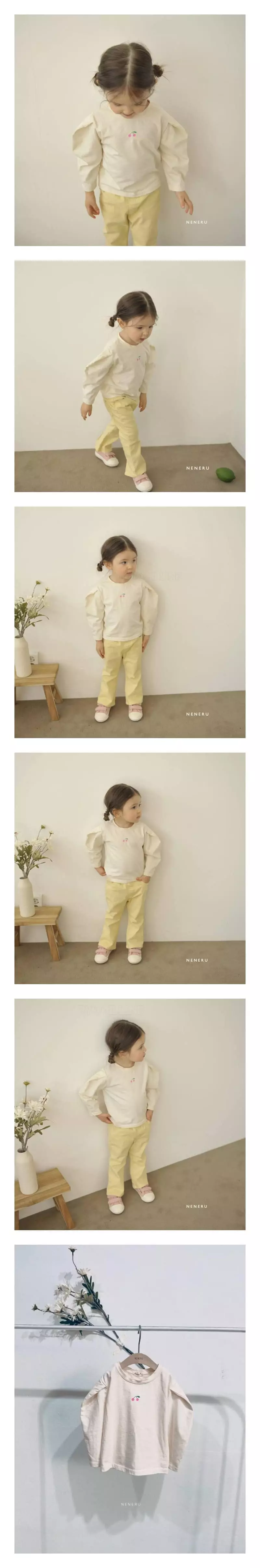 Neneru - Korean Children Fashion - #prettylittlegirls - Kid Cherry Tee