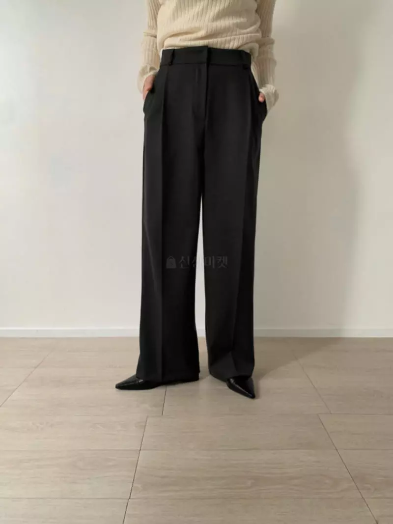 Neuf Nine - Korean Women Fashion - #momslook - Logic Pintuck Pants - 2