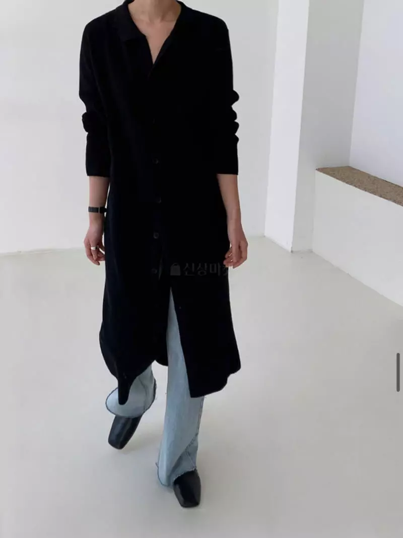 Neuf Nine - Korean Women Fashion - #womensfashion - Buttons Long One-piece - 4