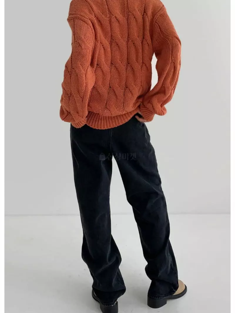 Neuf Nine - Korean Women Fashion - #pursuepretty - Twisted Boxy Knit Tee - 2
