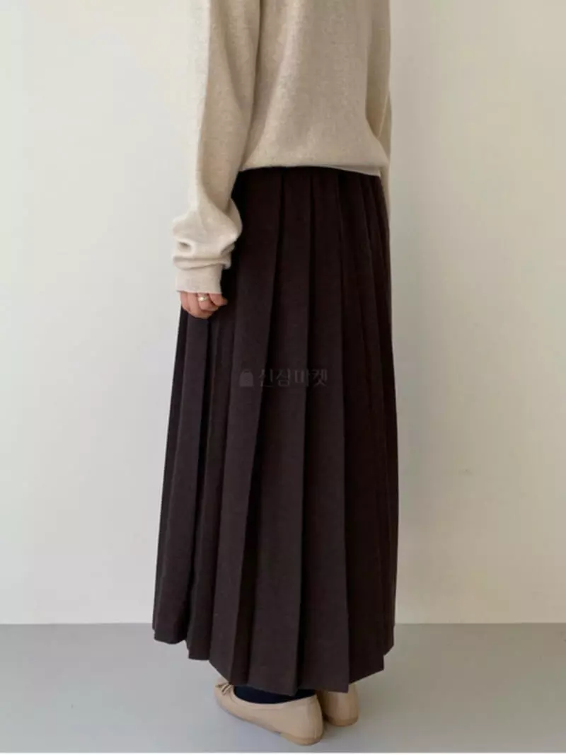 Neuf Nine - Korean Women Fashion - #romanticstyle - Pleats Skirt