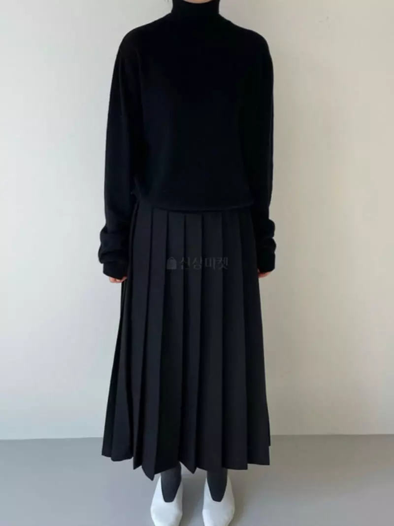 Neuf Nine - Korean Women Fashion - #thatsdarling - Pleats Skirt - 3
