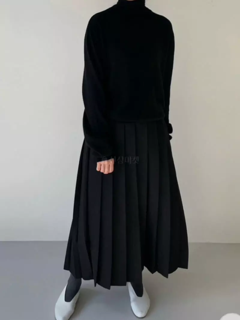 Neuf Nine - Korean Women Fashion - #thatsdarling - Pleats Skirt - 4