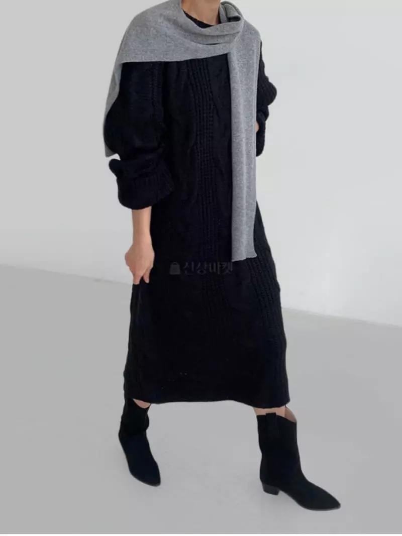 Neuf Nine - Korean Women Fashion - #womensfashion - Baguette Long One-piece - 2