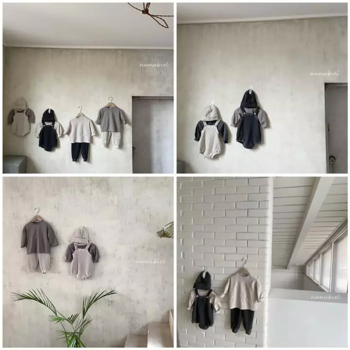 Nunubiel - Korean Baby Fashion - #babyoutfit - Waffle Bodysuit - 6