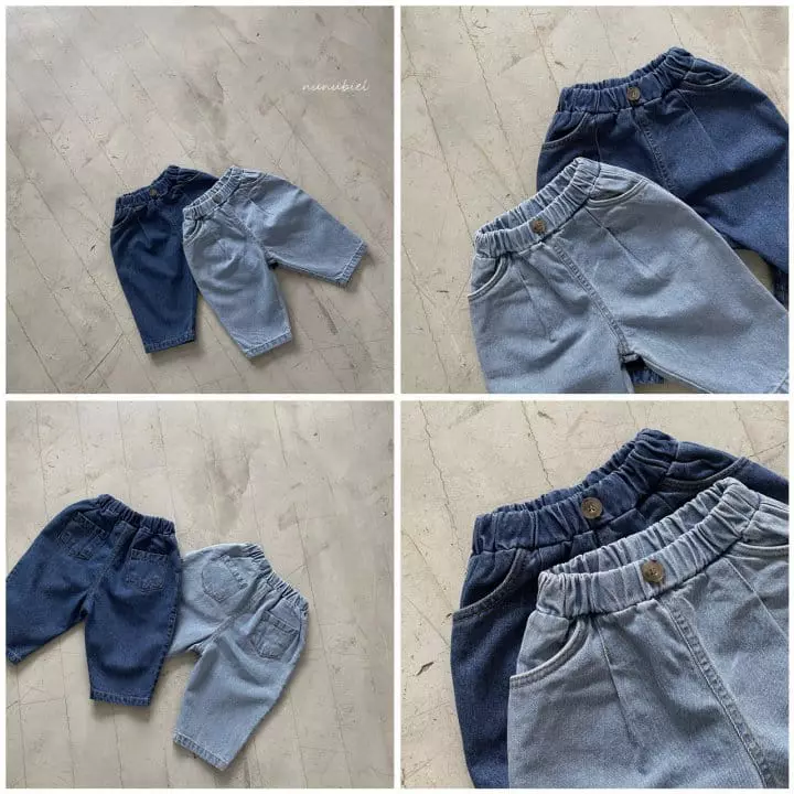 Nunubiel - Korean Children Fashion - #prettylittlegirls - Pintuck Jeans - 3