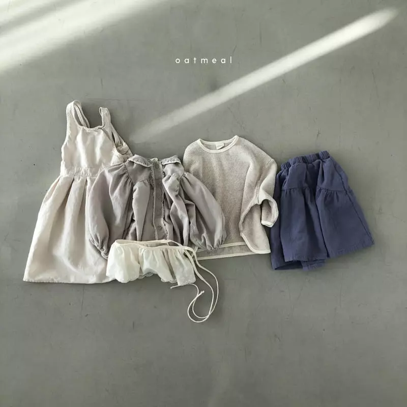 Oatmeal - Korean Children Fashion - #Kfashion4kids - Vins Lace Blouse - 8