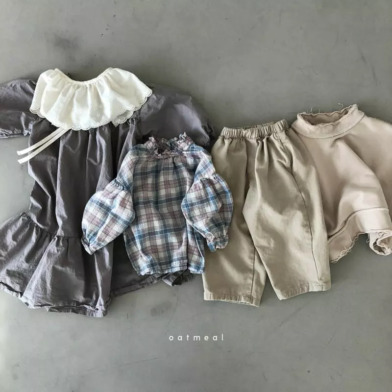 Oatmeal - Korean Children Fashion - #childofig - Basic Pants - 12