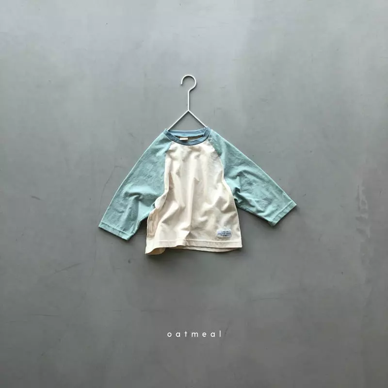 Oatmeal - Korean Children Fashion - #childofig - Basic Raglan Tee - 7