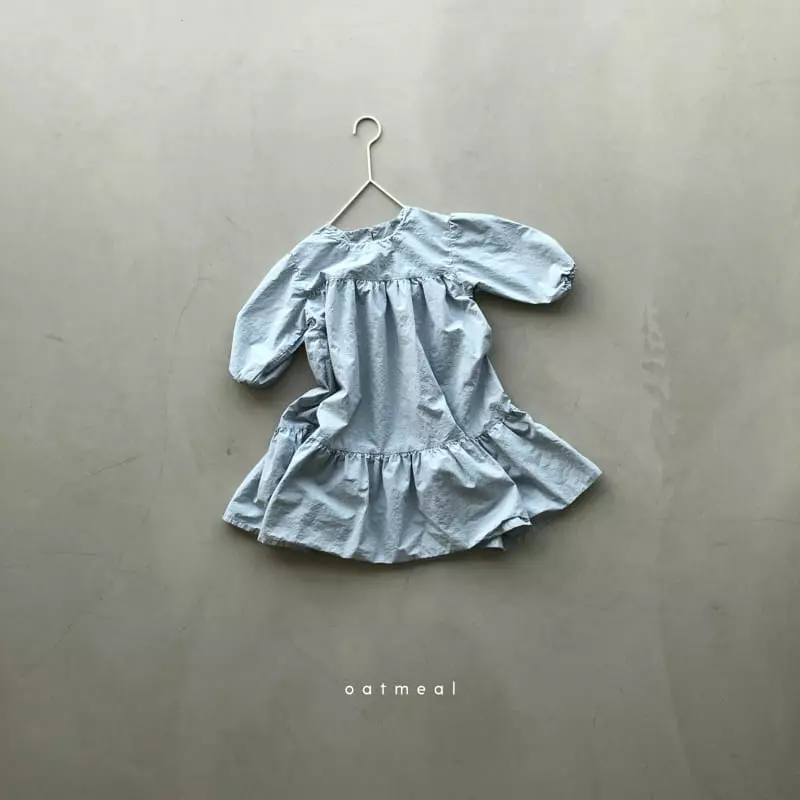 Oatmeal - Korean Children Fashion - #childofig - Rogen Cancan One-piece - 4