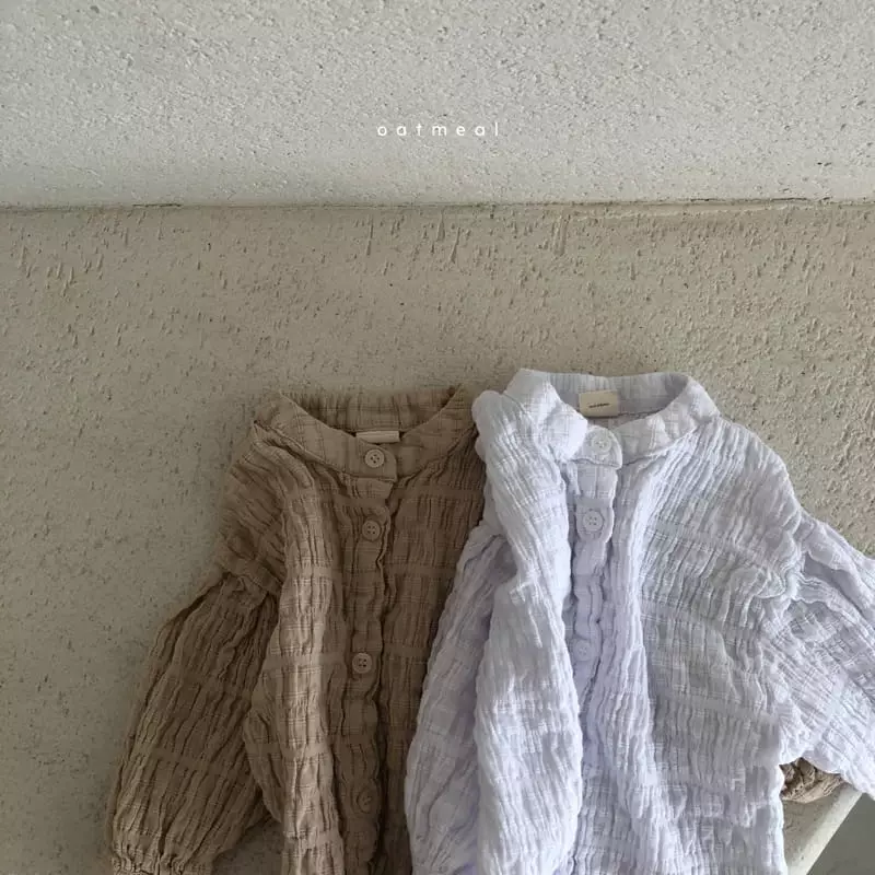 Oatmeal - Korean Children Fashion - #designkidswear - Point Shirt - 11