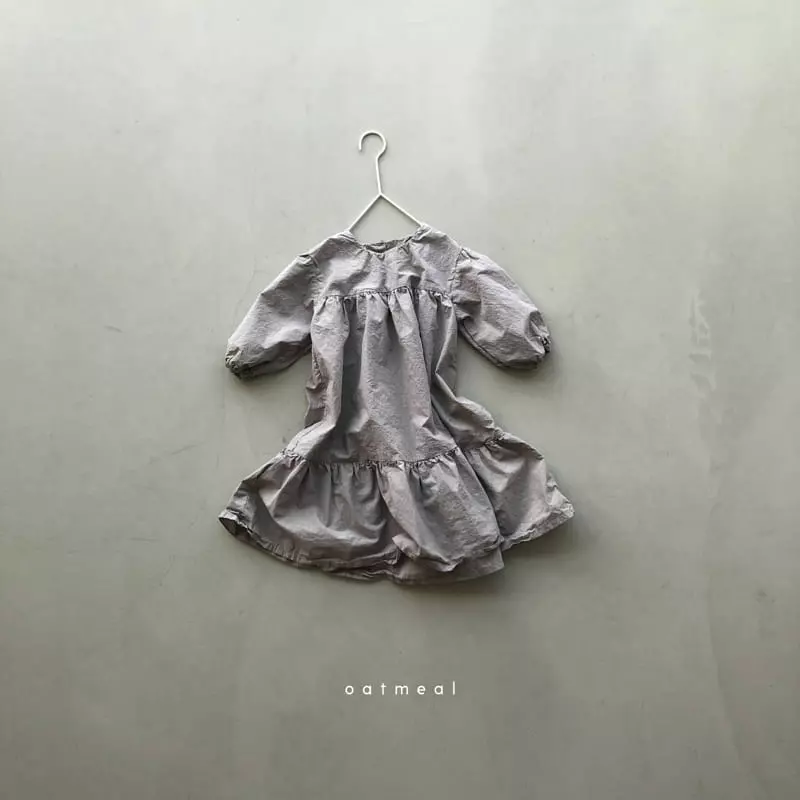 Oatmeal - Korean Children Fashion - #designkidswear - Rogen Cancan One-piece - 5