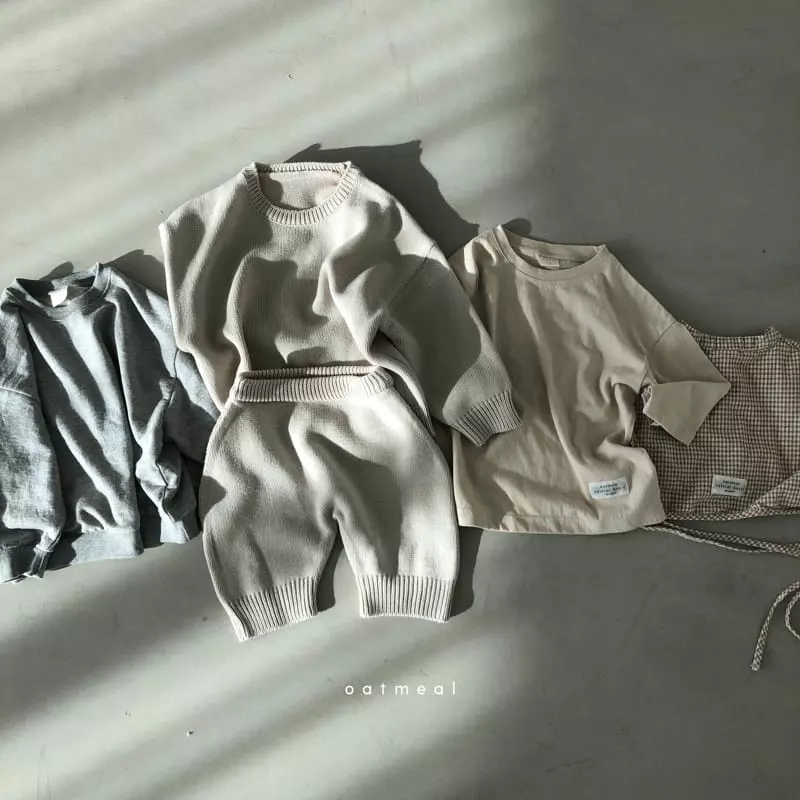 Oatmeal - Korean Children Fashion - #discoveringself - Fake Check Shirt - 11