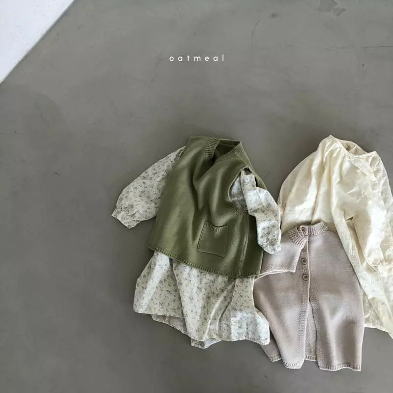 Oatmeal - Korean Children Fashion - #discoveringself - Cogia One-piece - 9