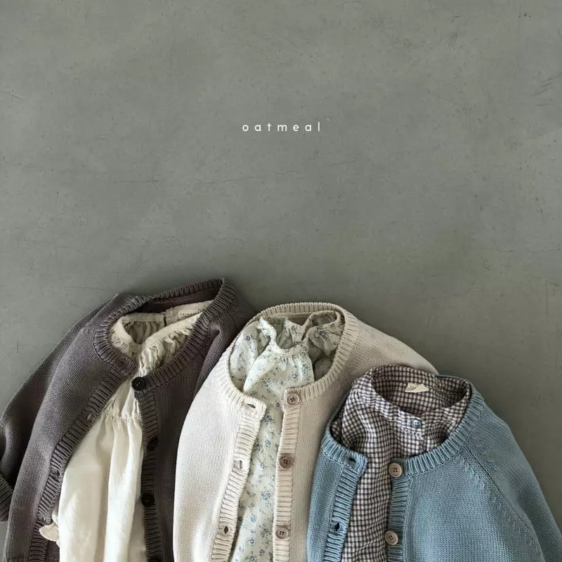 Oatmeal - Korean Children Fashion - #fashionkids - Fake Check Shirt - 12