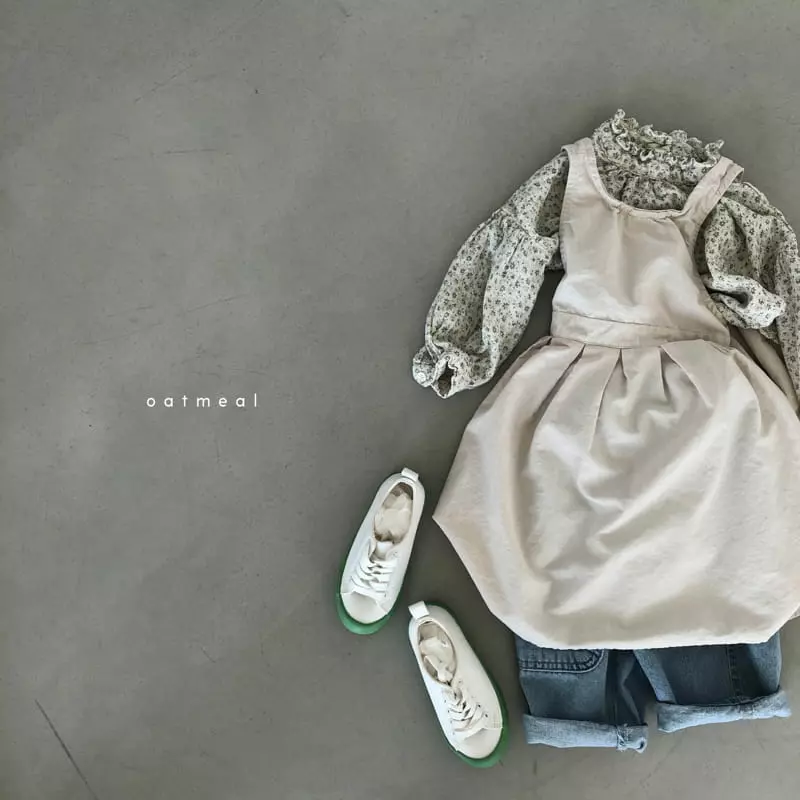Oatmeal - Korean Children Fashion - #fashionkids - Opnel Blouse - 9