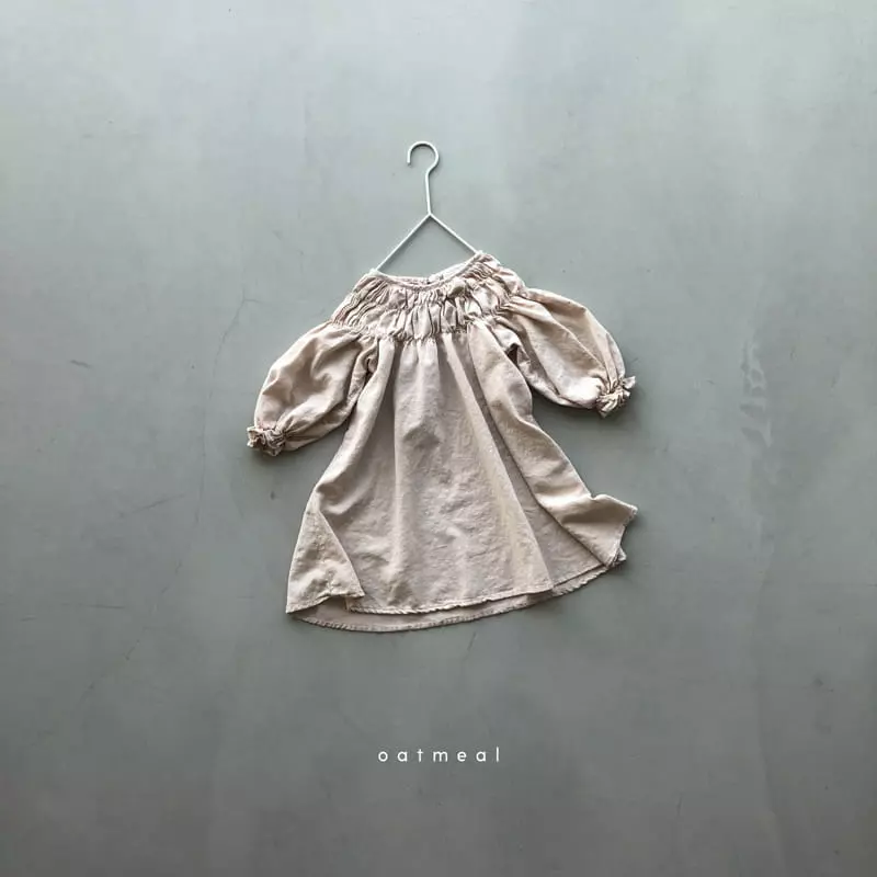 Oatmeal - Korean Children Fashion - #fashionkids - Sofia One-piece - 5