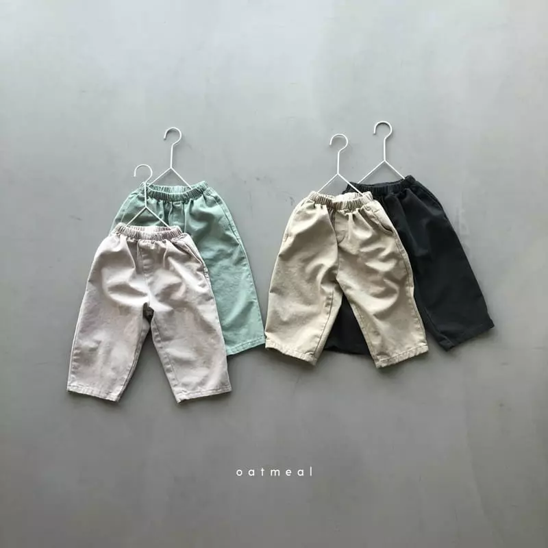 Oatmeal - Korean Children Fashion - #fashionkids - Basic Pants - 3