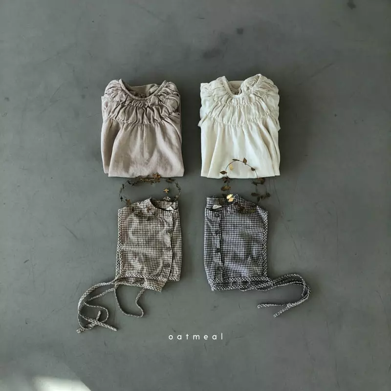 Oatmeal - Korean Children Fashion - #kidsshorts - Sofia One-piece - 6
