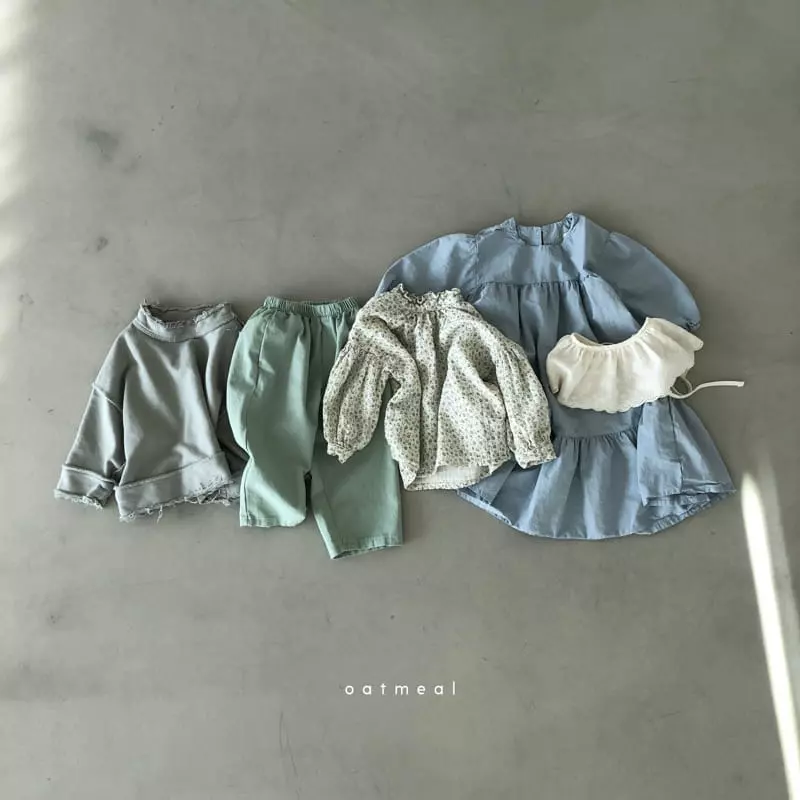 Oatmeal - Korean Children Fashion - #kidsshorts - Less Apron - 7