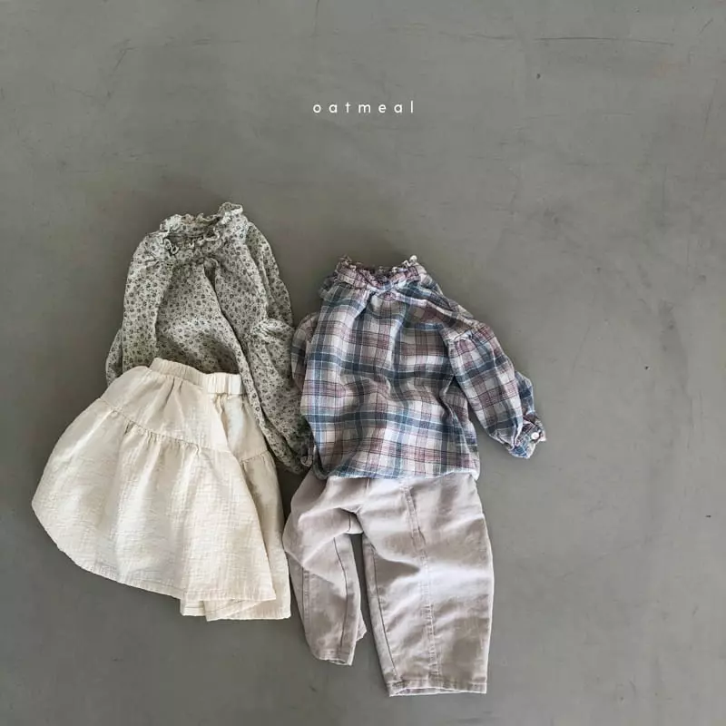 Oatmeal - Korean Children Fashion - #kidsstore - Opnel Blouse - 11