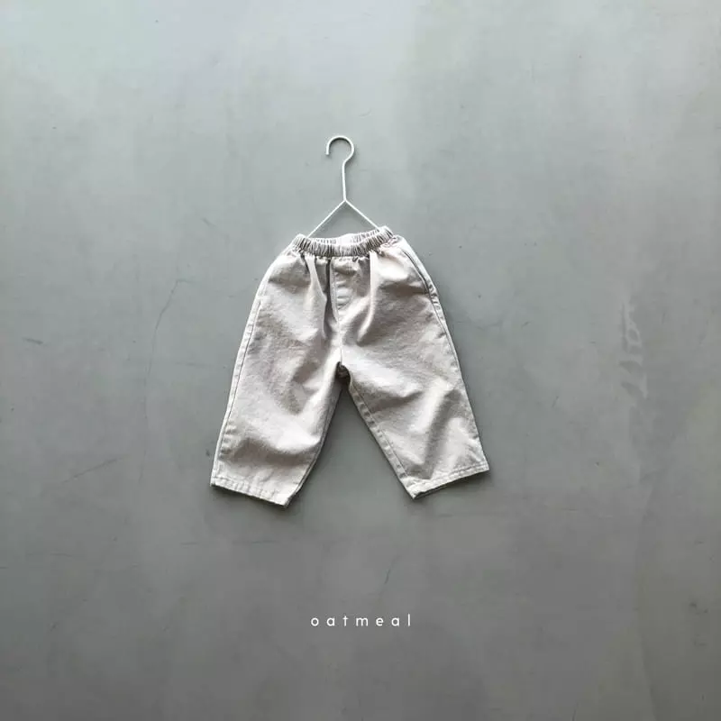 Oatmeal - Korean Children Fashion - #kidsstore - Basic Pants - 5