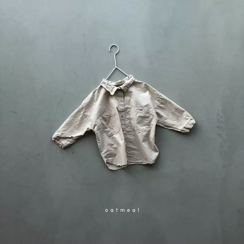 Oatmeal - Korean Children Fashion - #kidsstore - Riddin Shirt - 5