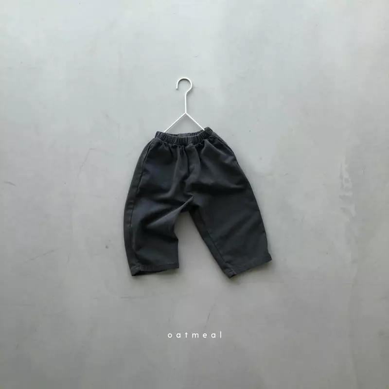 Oatmeal - Korean Children Fashion - #kidzfashiontrend - Basic Pants - 6