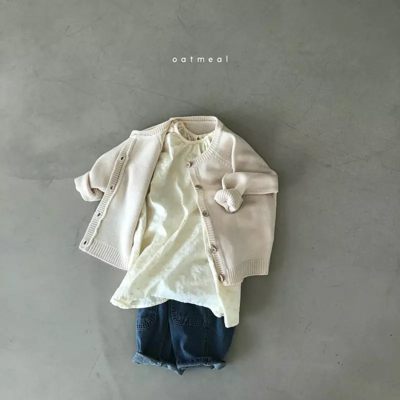 Oatmeal - Korean Children Fashion - #kidzfashiontrend - Berel Block Jeans - 12