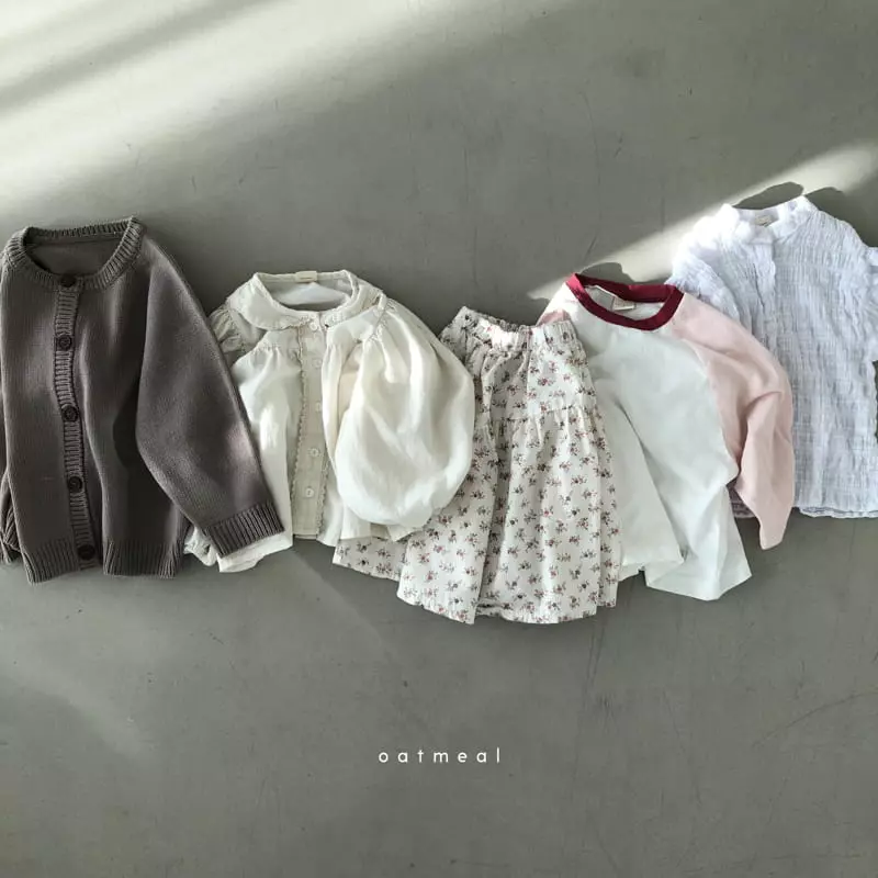 Oatmeal - Korean Children Fashion - #kidzfashiontrend - By Ma Skirt - 11