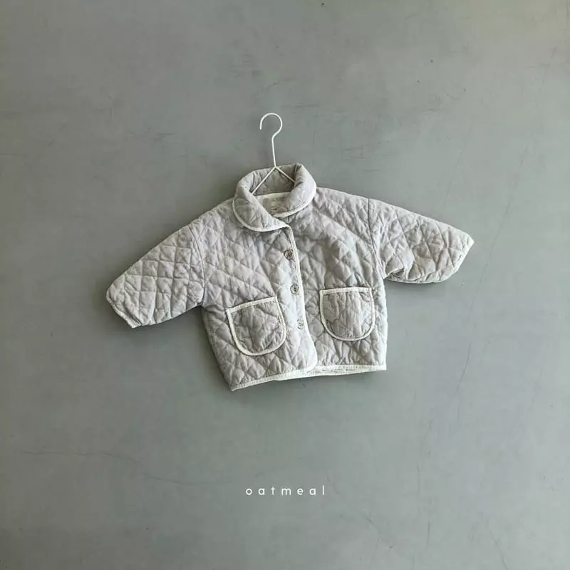 Oatmeal - Korean Children Fashion - #magicofchildhood - Harara Quilting Jacket - 5