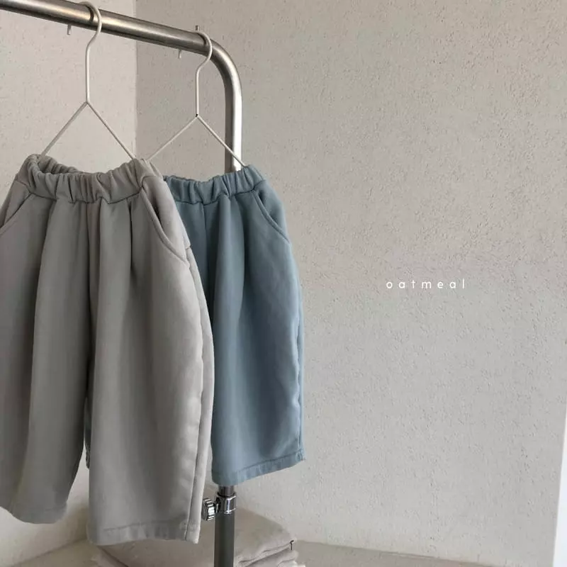Oatmeal - Korean Children Fashion - #magicofchildhood - Arcbi Sweat Pants - 12
