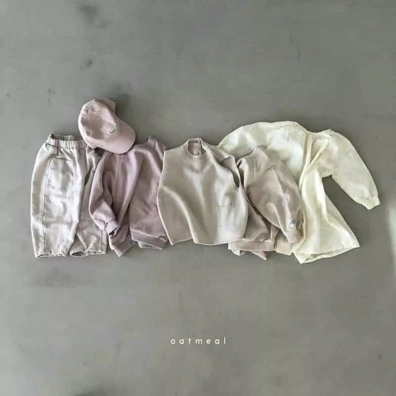 Oatmeal - Korean Children Fashion - #magicofchildhood - Round Vest - 8