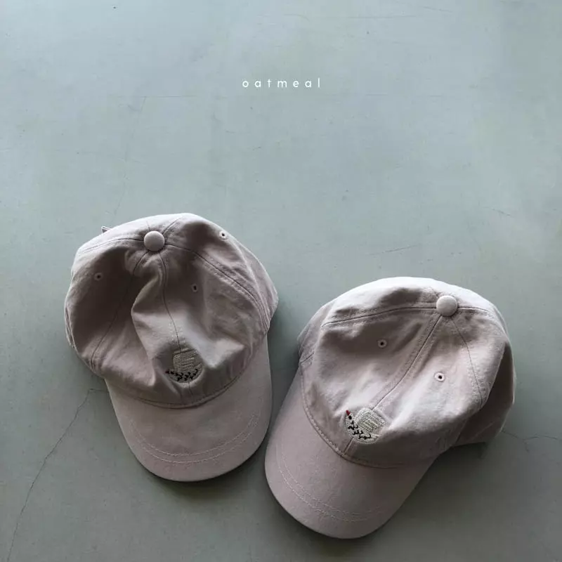 Oatmeal - Korean Children Fashion - #minifashionista - Pigeon Ball Cap - 5