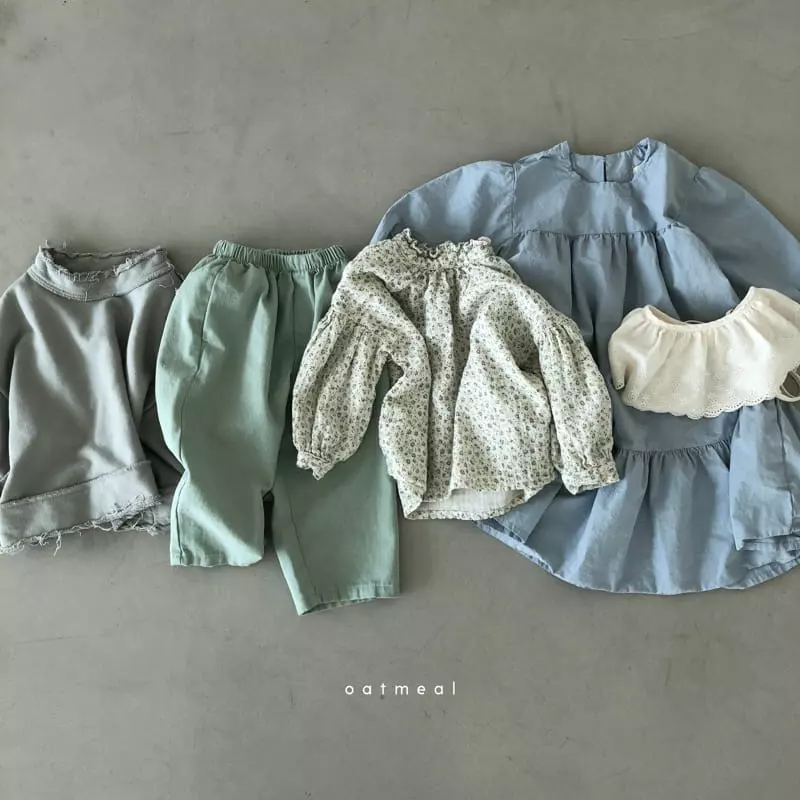 Oatmeal - Korean Children Fashion - #stylishchildhood - Hurnt Cutting Sweatshirt - 11