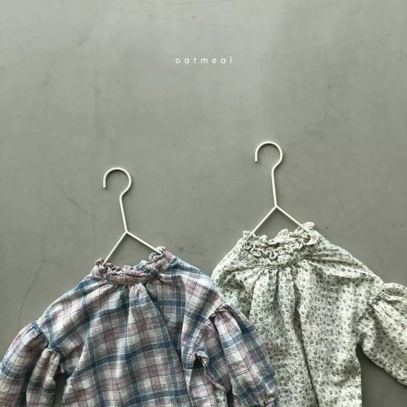 Oatmeal - Korean Children Fashion - #todddlerfashion - Opnel Blouse - 2
