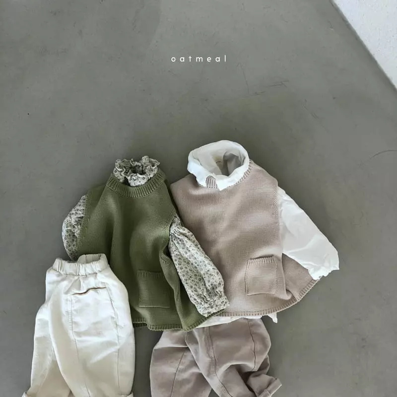 Oatmeal - Korean Children Fashion - #todddlerfashion - Riddin Shirt - 12