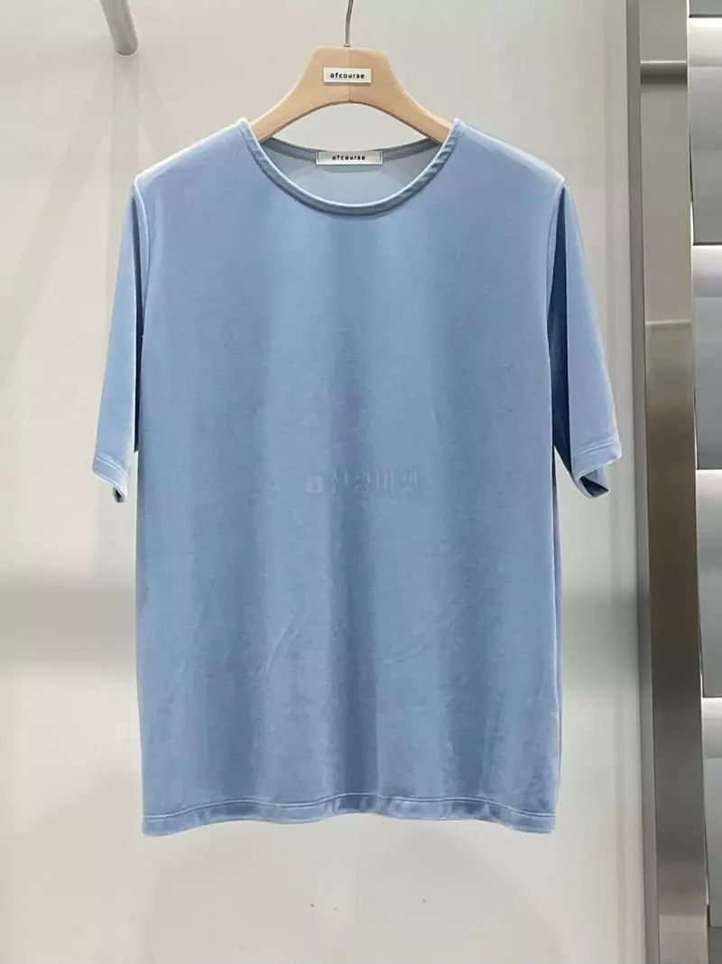 Of Course - Korean Women Fashion - #vintagekidsstyle - Spring Velvet Tee