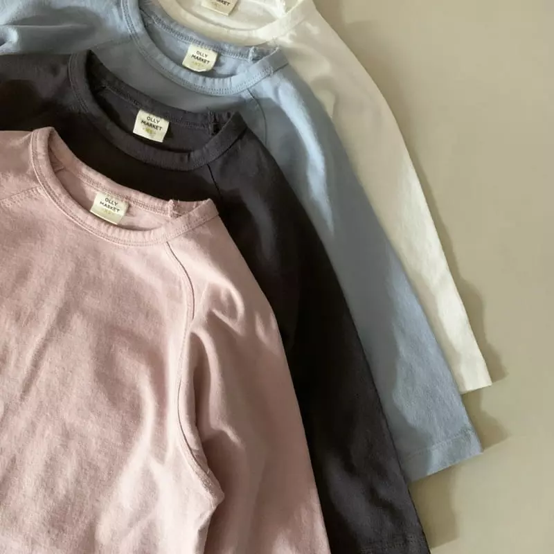 Ollymarket - Korean Children Fashion - #childofig - Detail Raglan Tee - 11