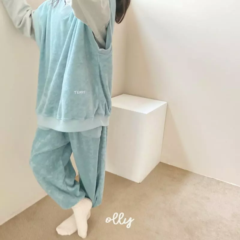 Ollymarket - Korean Children Fashion - #kidsstore - Terry Vest Bottom Set - 3