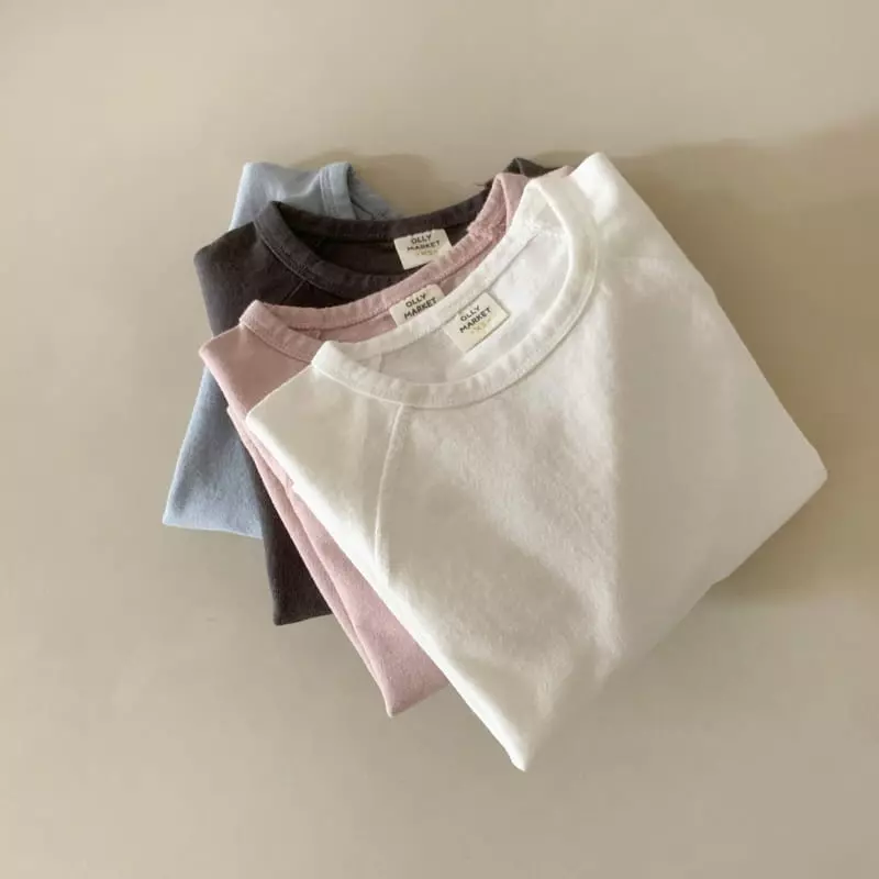 Ollymarket - Korean Children Fashion - #kidzfashiontrend - Detail Raglan Tee - 2