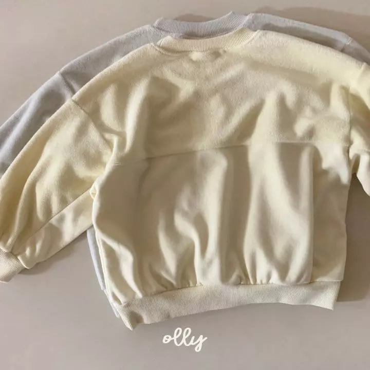 Ollymarket - Korean Children Fashion - #kidzfashiontrend - Terry Color Sweatshirt